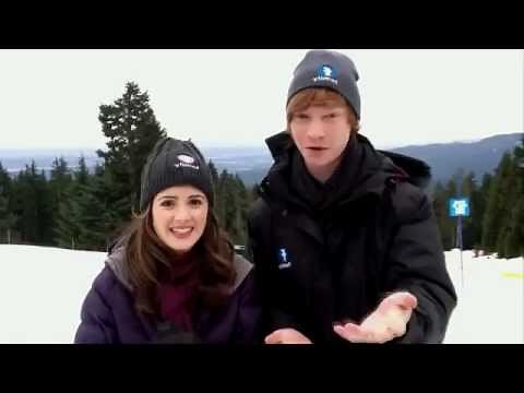Austin & Ally's Laura Marano & Calum Worthy in Vancouver!