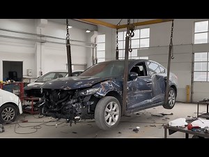 Transforming a Wrecked Car Into Like-New Condition! Full Professional Repair‪@theCarMechanicXiaoWu‬