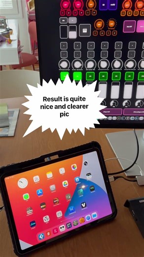 Ipad Connected to external display with HDMI #ipad #display #ipadmusician
