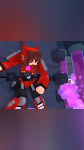 Mikey Machine Awakens animation minecraft #shorts #gamimg #minecraft