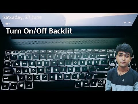 How To Turn On/Off Laptop Keyboard Backlit In Hindi | Laptop keyboard ki light kaise on kar