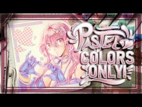 This Drawing TESTED Me... | Using ONLY Pastel Colors