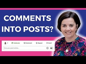 Easy way to turn your LinkedIn comment into a post
