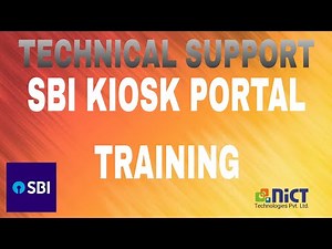 SBI KIOSK PORTAL TRAINING [SBI DASHBOARD FULL TRAINING]
