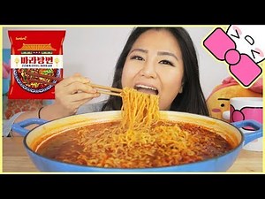 4X SPICY MALA FIRE SOUP NOODLES | MUKBANG