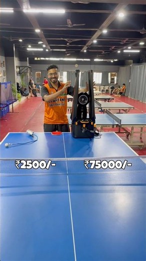 ₹2500/- Ball Spinner vs ₹75000/- Ping Pong Robot