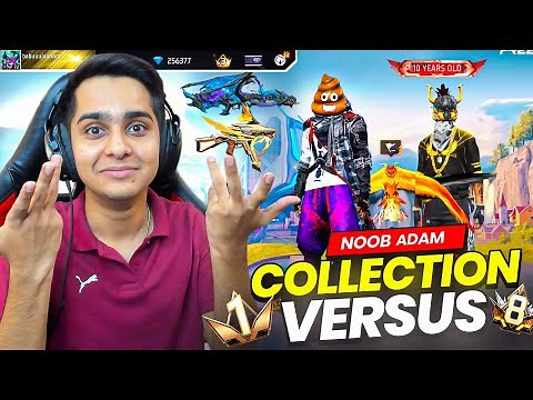 India’s No. 1 Collection Player Versus Noob Adam 😱