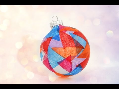How to Make a Stained Glass Christmas Ornament