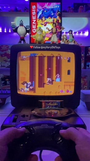 Disney’s Aladdin (Sega Genesis )is one of the most frustrating video games from the 90s.