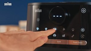 Braun MultiFry 5 HF5073IBK, 3-in-1 Heißluftfritteuse, 6L Airfryer, 80-220°, 20 Programme, spülmaschinenfester Korb, Touch-Bedienung, RealOven-Technologie, 2000W, Schwarz