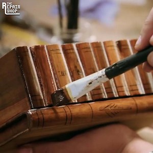 133K views · 1.6K reactions | Will sets to work cracking the code and restoring this wartime souvenir box with its own secret compartment 類 | The Repair Shop | Facebook