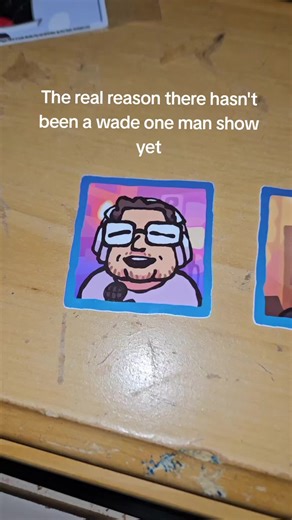 I DID NOT DRAW THESE THEY WERE OFFICIAL DISTRACTIBLE MERCH AND IS SOLD OUT. I love playing with these stickers lol #fyp #xyzbca #distractible