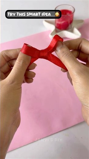 DIY Cute Ribbon 🎀 Bow tutorial | easy craft ideas