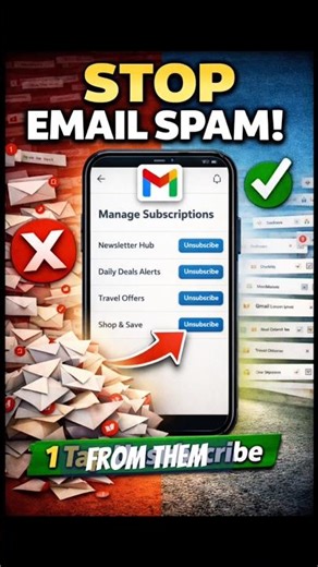 Stop Spam Emails Fast! New Manage Subscriptions Trick
