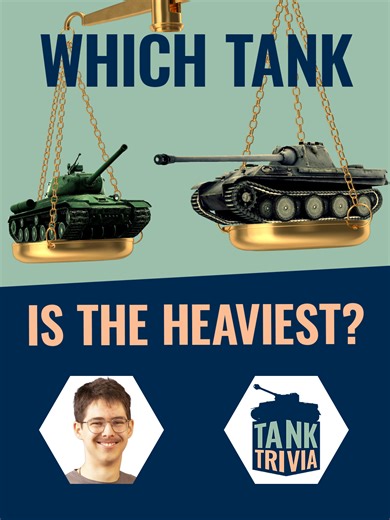 Which tank is the heaviest? | Tank Trivia Comment which order you believe is right. #tanks #tank #technology #history #fyp