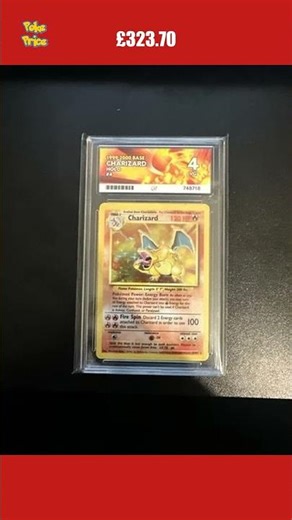 🔥 Charizard Sold for £323.70! Worth it?! #shorts