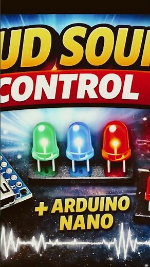 This is NOT a clap sensor 🤯It detects only BIG sound using Arduino Nano 🔊⚡Watch till end 👀