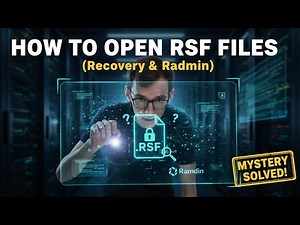 How to Open RSF Files (Recovery & Radmin)