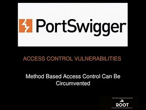 Method based access control can be circumvented