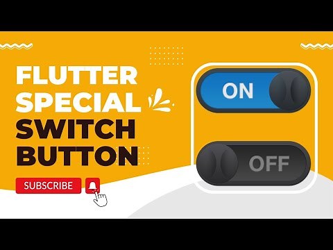 Create a flutter Toggle Switch Button