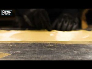 Cutting Fine Mesh With Fingertips | The Mesh Company