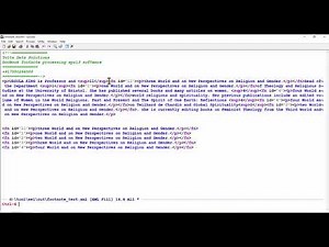 DocBook | Index | Footnote | Epsilon | Reference Tagging | Reference Linking | Epub | Apdf | XML