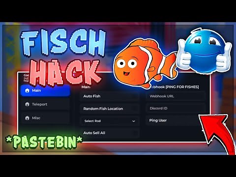 Roblox Fisch Script Hack GUI | AUTO FARM INFINITE COINS, AUTO FISH + AUTO SELL & MORE! *PASTEBIN*