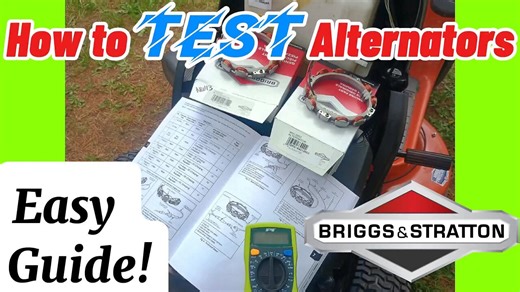 How to Identify & Test Briggs & Stratton Alternators (Single Circut, Dual Circuit, Regulated, etc.)