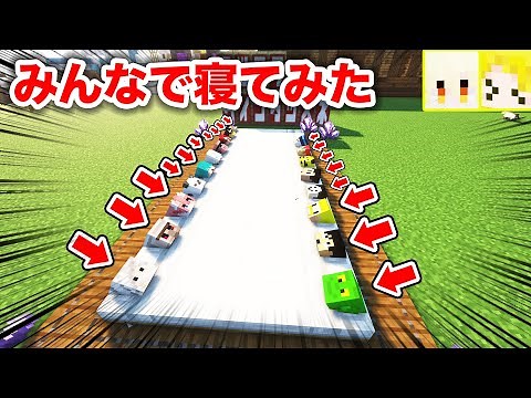 18 Atsukura members tried sleeping together in a futon! [Minecraft_133]
