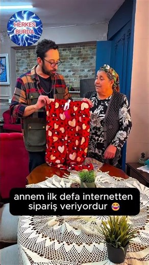 annem ilk defa internetten birşey alıyordur #anneoğul