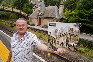 "We didn't know we bought the station from famous Oasis cover"