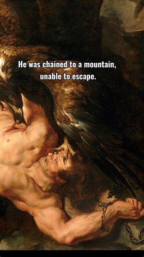 The Forgotten Titan Who Gave Fire to Humanity.....................Prometheus # #history #art