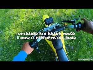 Upgraded 72V Razor MX650 || How It REALLY Performs OFFROAD!!!!