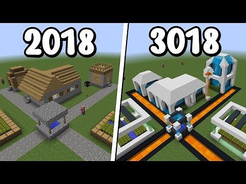 COMO SERÁ A VILA DO MINECRAFT 1000 ANOS NO FUTURO?