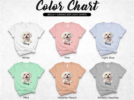 Maltese Dog Print: Personalized Puppy T-shirt or Sweatshirt - Etsy
