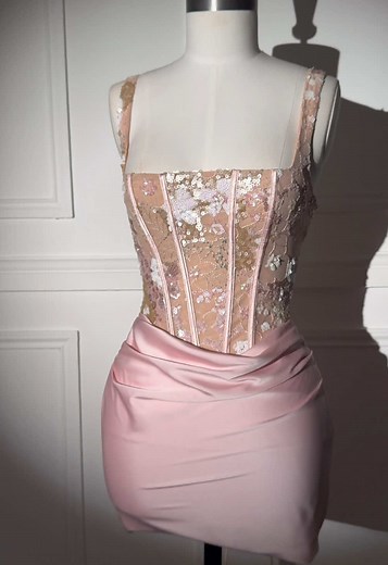 Enchanted Charm Floral Corset Mini Dress Pre-Order