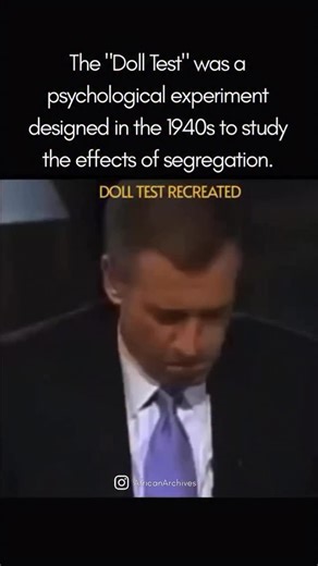The "Doll Test" was a psychological experiment designed in the 1940s in the USA to test the degree of marginalization felt by African American children caused by prejudice, discrimination and racial segregation. #BlackHistoryMonth | African and Black History AfricanArchives
