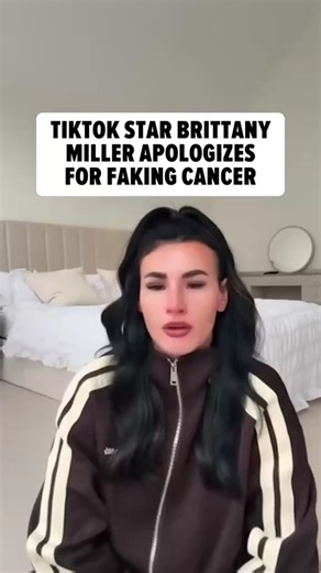 TMZ on Instagram: "TikTok star Brittany Miller is apologizing to her followers for faking a cancer diagnosis back in the day ... 🎥: TikTok /brittanyhmiller FULL STORY IN BIO!"