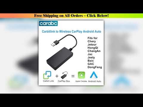 Carbitlink Smartlink Easy Connection to Wireless CarPlay Android Auto For Chery Jetour X70 X70S