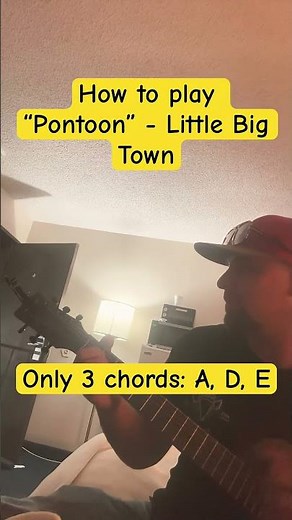 Guitar how to play “Pontoon”-Little Big Town #guitar #music #fyp #littlebigtown