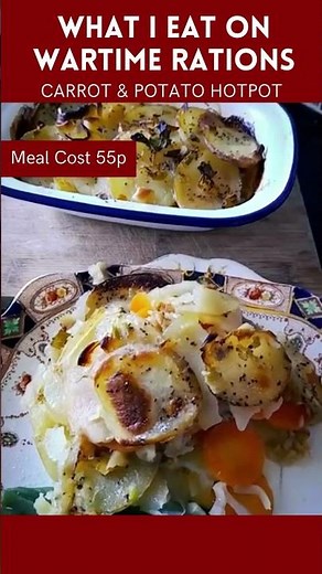 What I Eat On Wartime Rationing | Carrot & Potato Hotpot