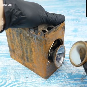 683K views · 2.1K reactions | The work that went into making this 80-year-old rusted lamp good as new is incredible  | UNILAD | Facebook