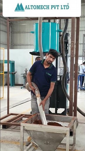 Coffee Vacuum Conveyor system | Altomech Private Limited #pneumaticconveying #conveyingsystem