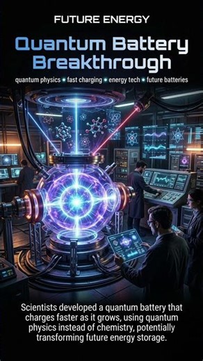 Quantum Battery Breakthrough: Charges Faster as It Gets Bigger #usnews