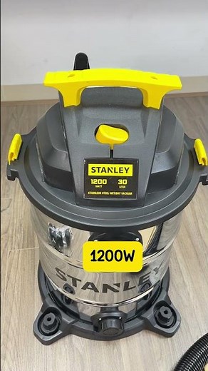 3-in-1 industrial vacuum cleaner: Dry vacuuming, wet vacuuming, and dust blowing #stanley #metavn...