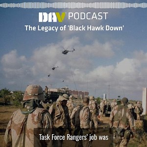 A new episode of #DAVPodcast is out now! In this episode, DAV’s Matt Saintsing speaks with Mark Bowden, author of "Black Hawk Down," to discuss the book's impact 30 years later and the heroism exhibited during the Battle of Mogadishu. Check out the full episode at http://dav.la/3n9 or listen wherever you get your podcasts. Like this episode? 🎙️ Check out more and subscribe to stay up to date wherever you listen to your podcasts. | DAV
