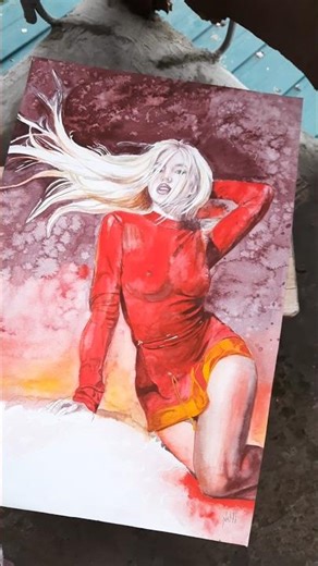 Ava Max❤️ #natti #art #drawing #painting #watercolor #artist