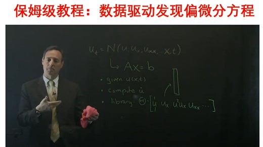 【保姆级教程：华盛顿大学数学系Science子刊论文】数据驱动发现偏微分方程