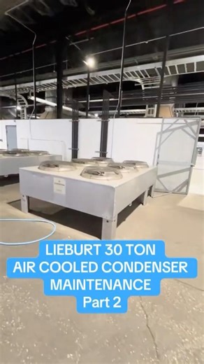 Maintenance on lieburt DS condensers!