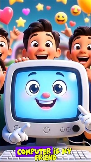 This is a computer rhymes anime video. It shows children that learning with Computer can be fun. ICT